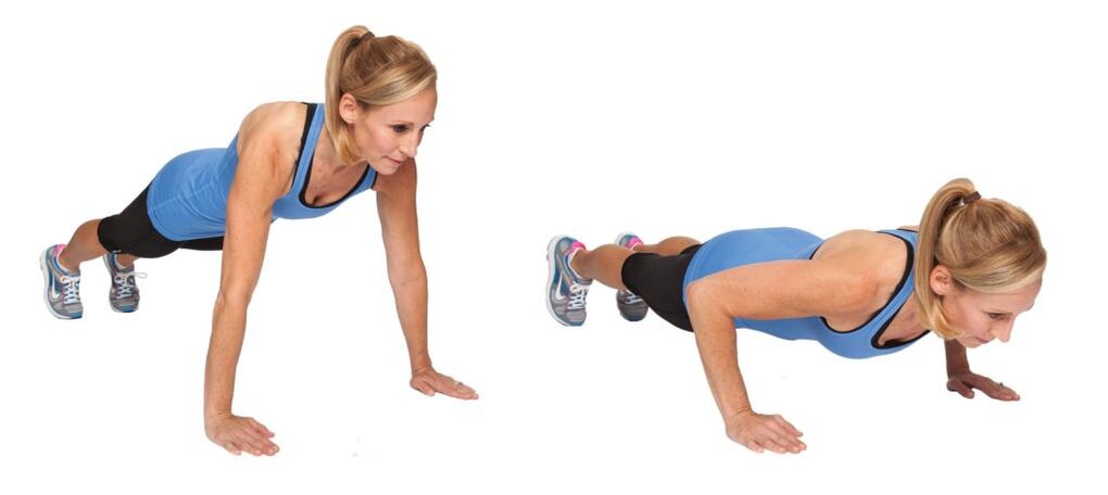 push-ups สำหรับการลดน้ำหนัก