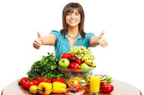 ผักและผลไม้เพื่อโภชนาการที่เหมาะสมและการลดน้ำหนัก